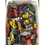 A box of playworn Lesney & Matchbox