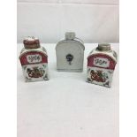 Three 18th/19th century tea caddies