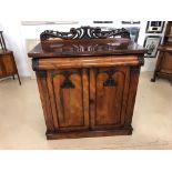 A 19th century rosewood chiffoniere