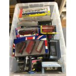 A box of boxed diecast