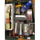 A box of boxed diecast: mainly Original Omnibus etc