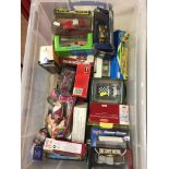 A box of boxed diecast