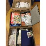 Three large boxes of stamps to inc FDCs, PHQs, albums,