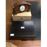 A rosewood writing slope;