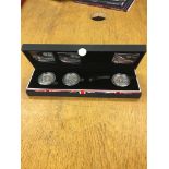Countdown to London 2012 silver proof £5's