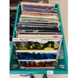 A box of LPs to inc The Rolling Stones, 10CC,