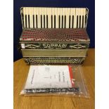 A Soprani piano accordion;