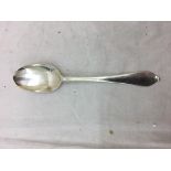 A silver 1713 dognose John Ladyman spoon