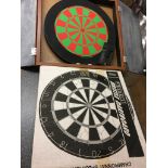 Two dartboards