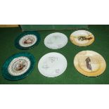Two Royal Doulton plates, two Raymond Loewy 'Birdcage' plates and two others
