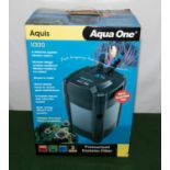 An Aquis 1000 fish tank filter