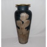 A large pottery floor vase