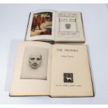 An edition of The Prophet by Kahlil Gibran with dedication and signature by author together with a