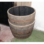 Two half barrels