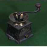 A vintage coffee grinder