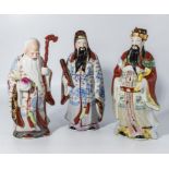Three Chinese Republic figures of sages