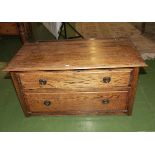 A two drawer chest