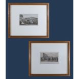 Two framed engravings