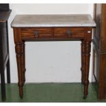 A Victorian washstand.