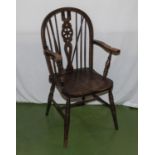 A windsor arm chair