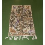 A French tapestry wall hanging, 94cm x 65cm