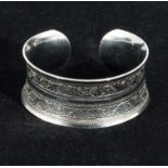 A silver bracelet Chinese marks