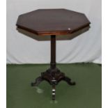 A Victorian table on a wonderful quality pedestal