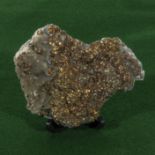 Large piece of iron pyrites ore (fools gold)