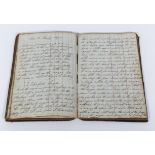 A Victorian hand written recipe book