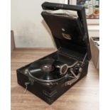 Vintage HMV record player
