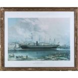 A framed print of SS Great Britain