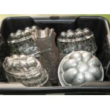 A box containing jelly moulds