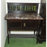 A Edwardian marble top washstand.