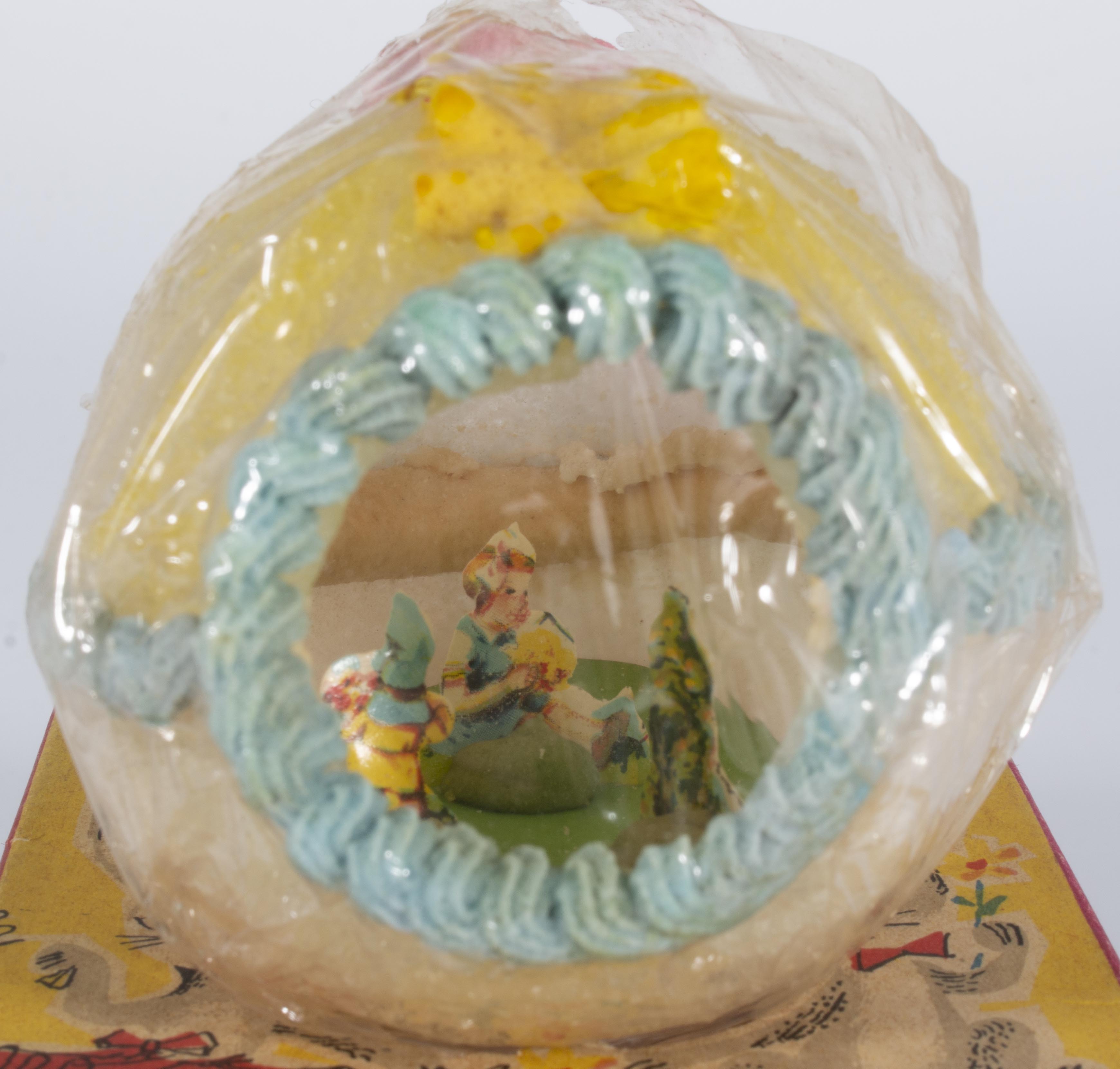 A vintage Happy Easter panoramic egg - Bild 2 aus 2