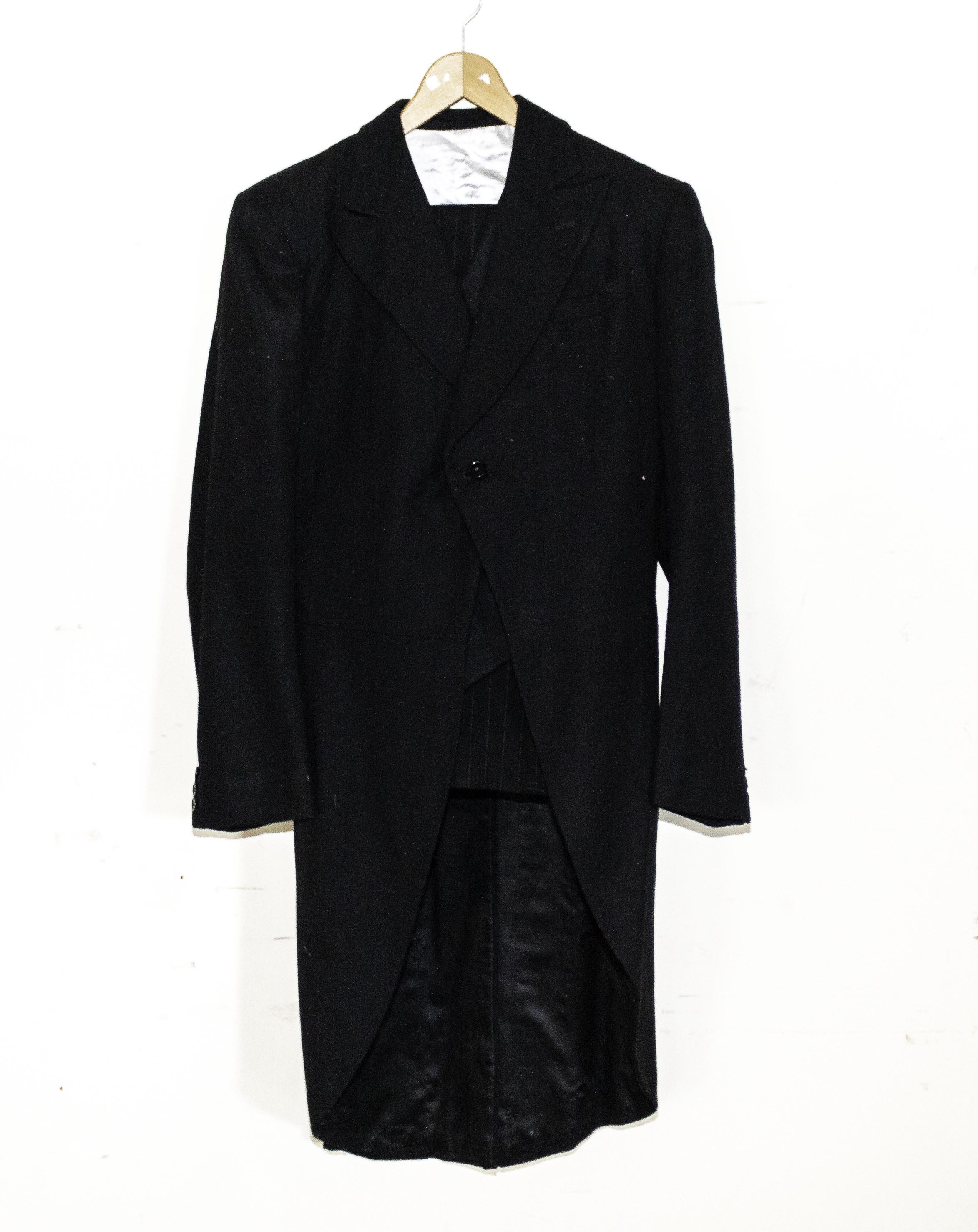 A gent's tailcoat with matching waistcoat and trousers