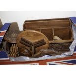 A box of wooden items