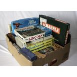 A collection of jigsaws and games