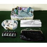 Vintage scarves, hand bags and other items