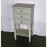 A painted side cabinet