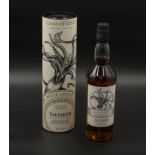 A Game of Thrones, House Greyjoy Talisker single malt whisky, limited edition, 45.8% 700ml