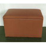 A padded ottoman