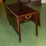 A mahogany Pembroke table