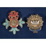 Miniature Empire medal, Scottish Stamp and one other