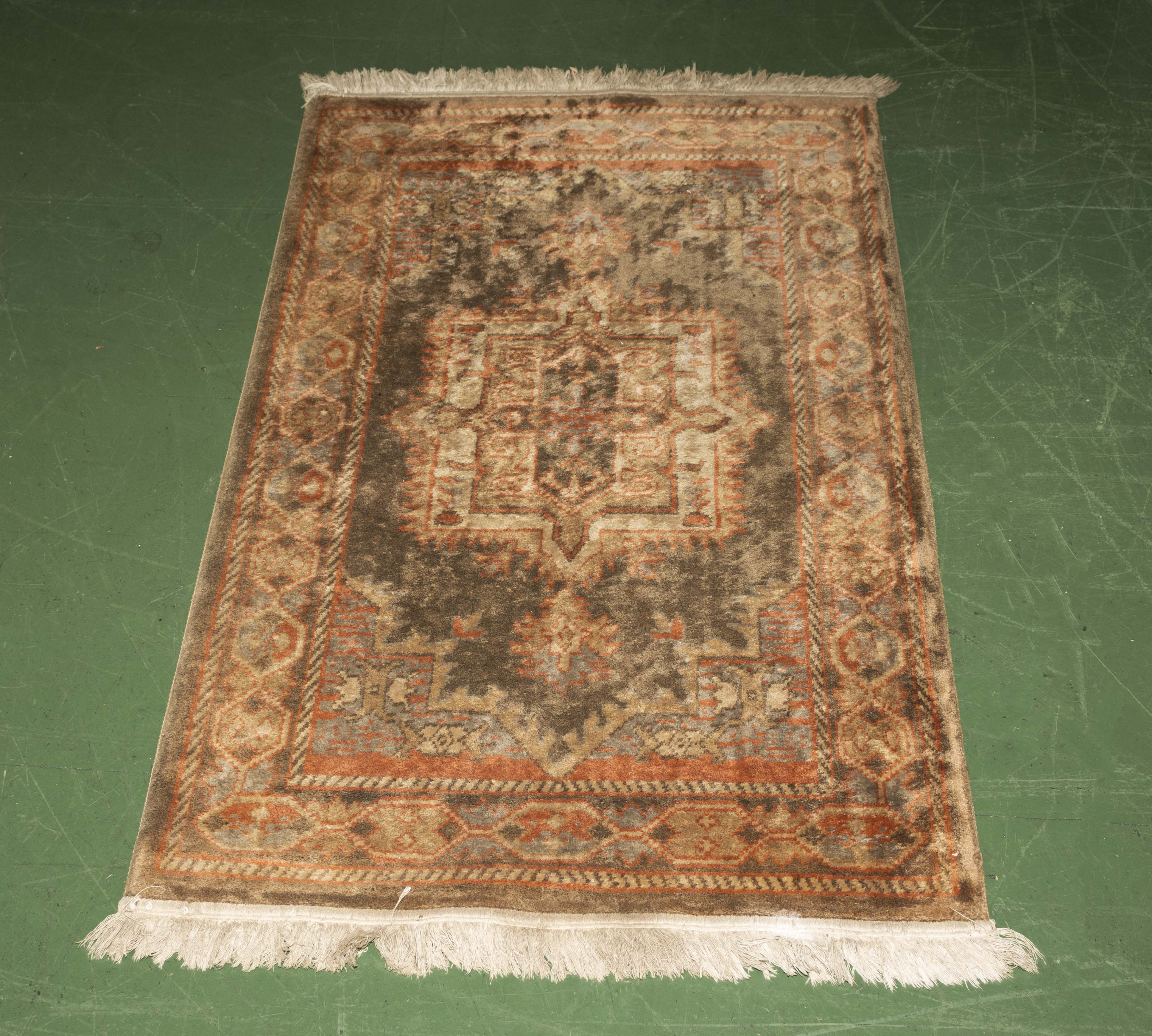 A small rug