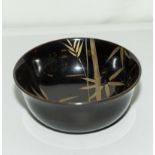 A Japanese lacquered bowl