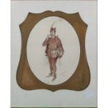 Pat Playfair/Thomas Henry Wood as Mephistopheles/signed and dated Jan '03/watercolour, unframed 29cm