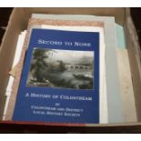 Box of Coldstream vintage books etc