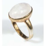 Moon Stone ring set in 9ct gold