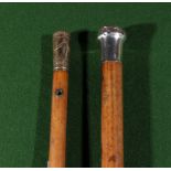 Two 18th century walking canes