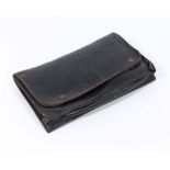Vintage leather dispatch rider's pouch